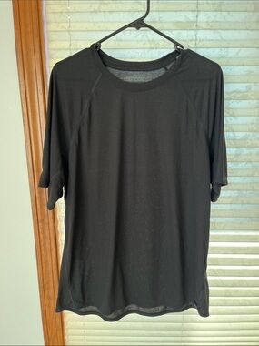 Patagonia Capilene Cool Trail black short sleeve crew neck
